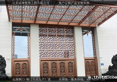 铜门 铜雨棚