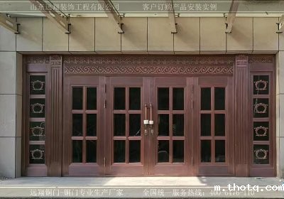 酒店铜门